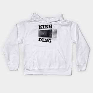 king of the ding Kids Hoodie